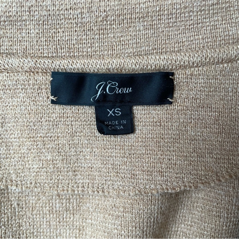 J. Crew Sophie Open Front Sweater Blazer In Camel… - image 7
